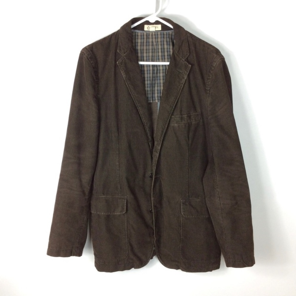 J. Crew Brown Corduroy Blazer Jacket Size M